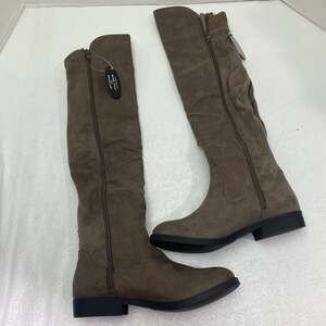 Style & Co Women’s Sz 7 Hayley Tall Brown Riding Boots Extended Calf Zipper New